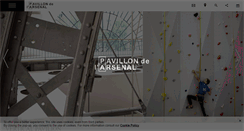 Desktop Screenshot of pavillon-arsenal.com